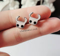 The Knight Hollow Knight Stud Earrings | Indie Game Jewelry