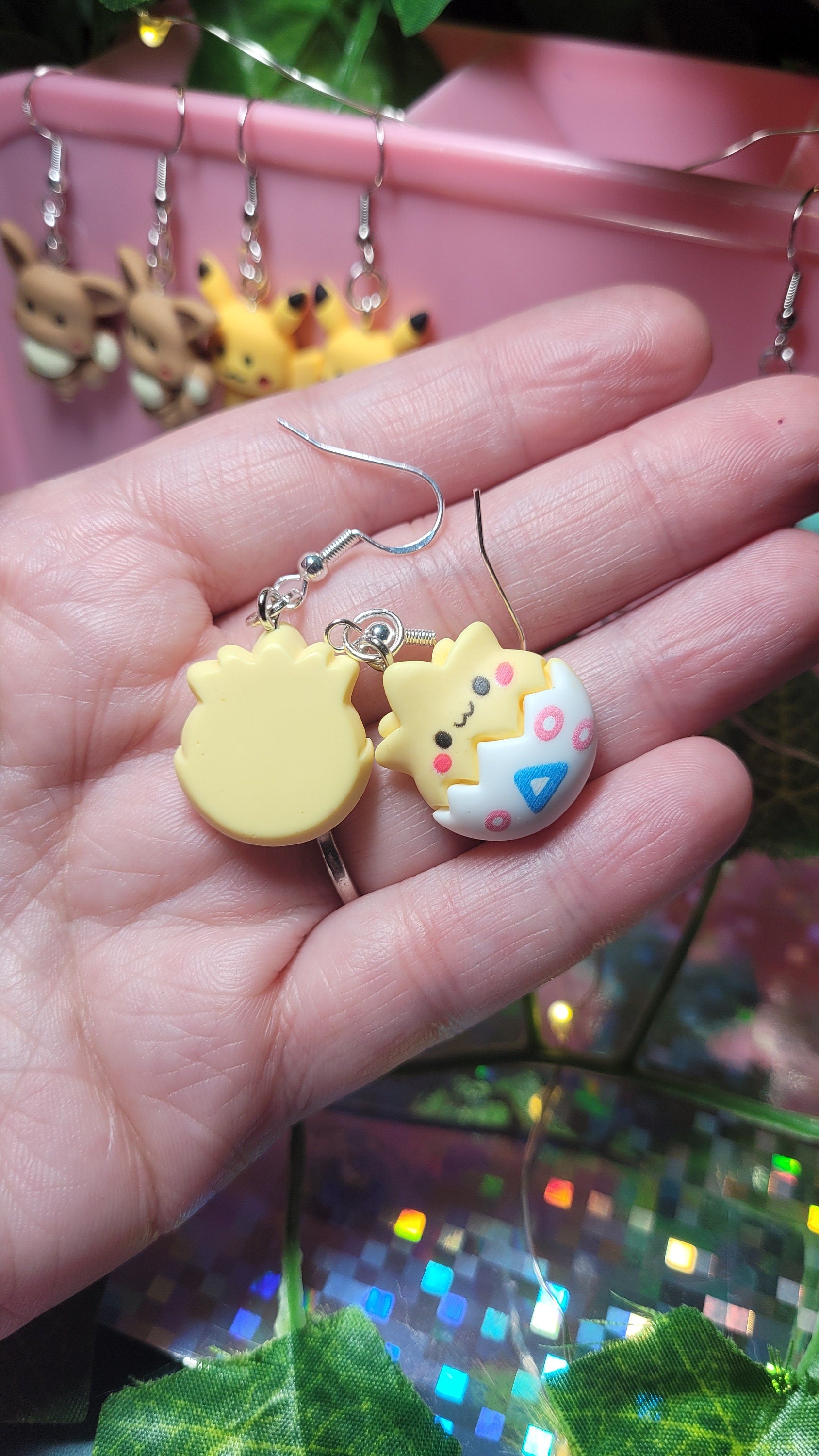 Pokémon Dangle Earrings | Kawaii Gaming Jewelry