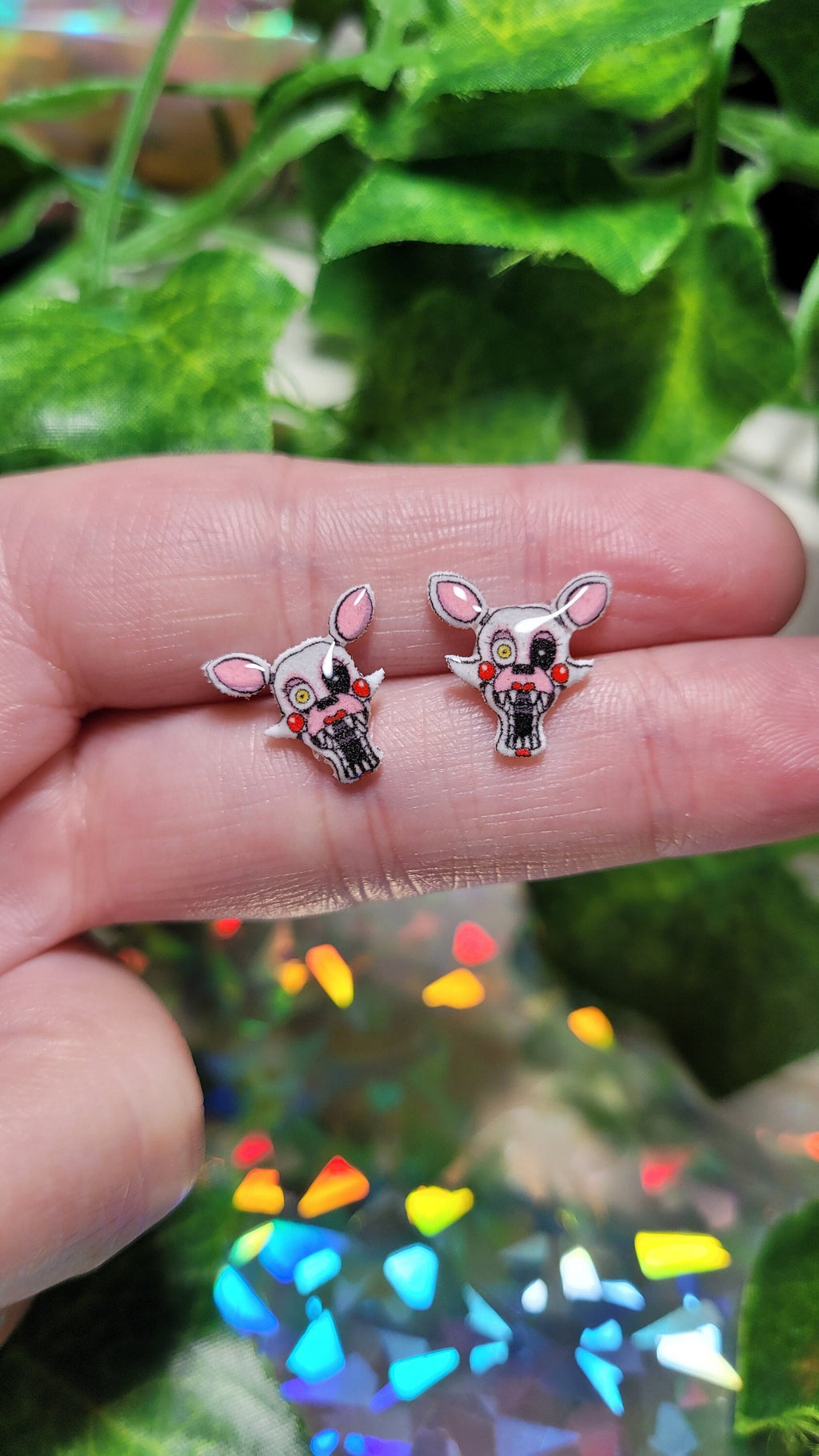 Mangle FNAF Stud Earrings | Five Nights at Freddy's Jewelry