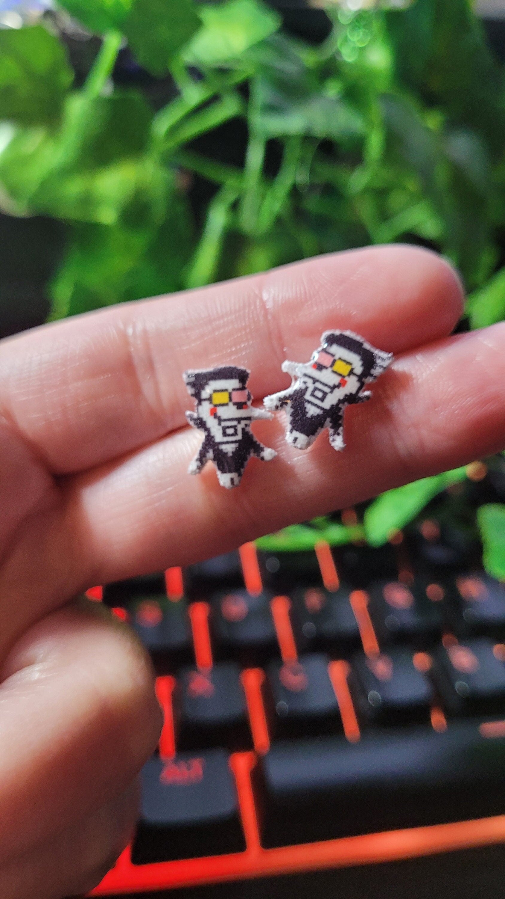 Spamton Stud Earrings | Deltarune Indie Game Jewelry