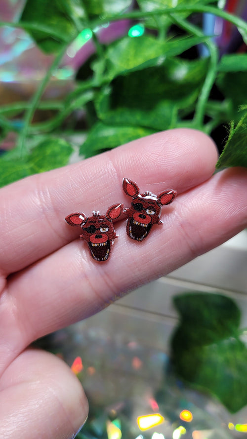 Foxy FNAF Stud Earrings | Five Nights at Freddy's