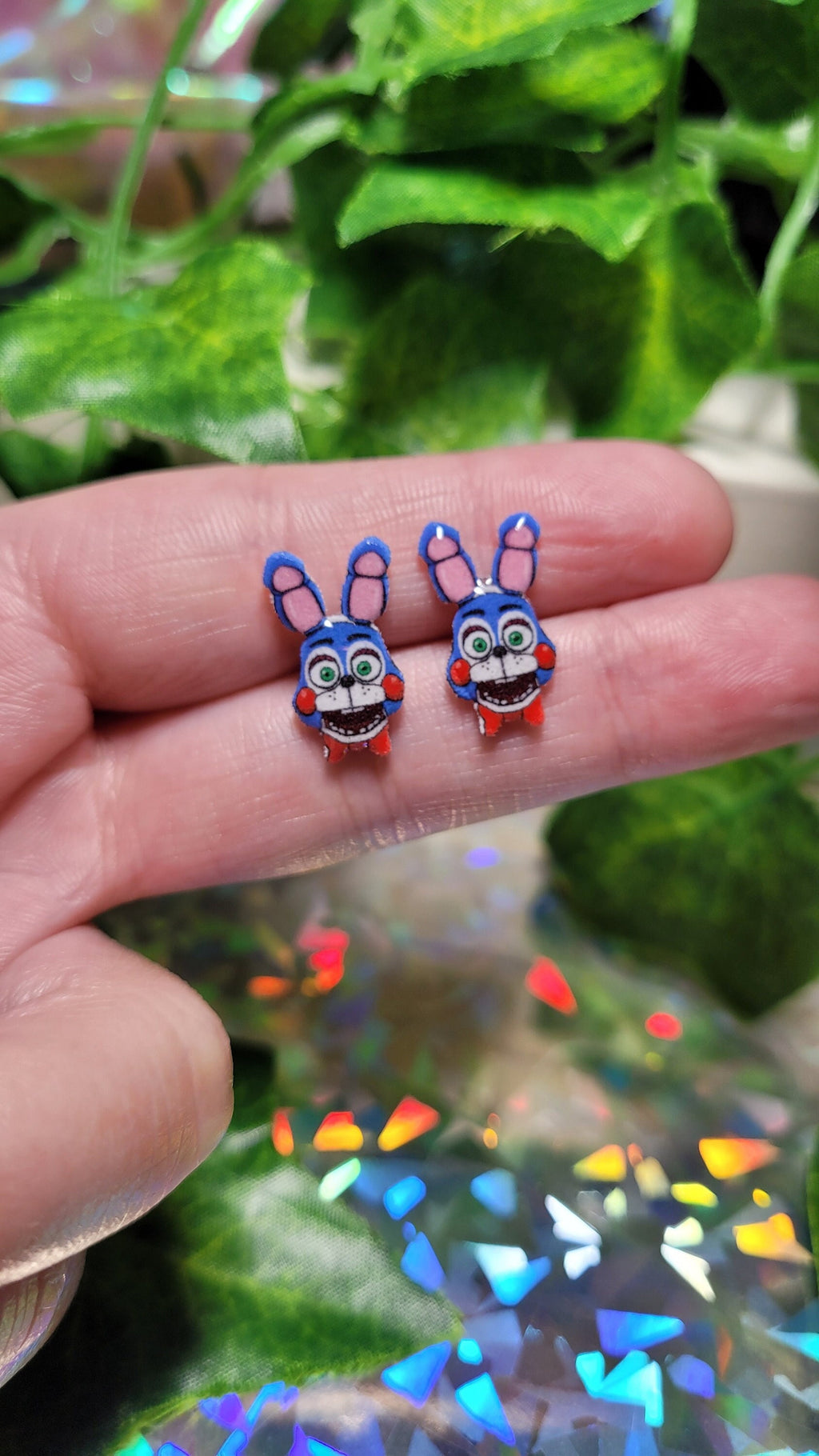 Horror Video Game Stud Earrings | Spooky Gaming Jewelry