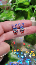 Horror Video Game Stud Earrings | Spooky Gaming Jewelry
