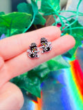 Angel Spamton Stud Earrings | Deltarune Jewelry