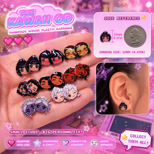 Fantasy RPG Video Game Companion Studs