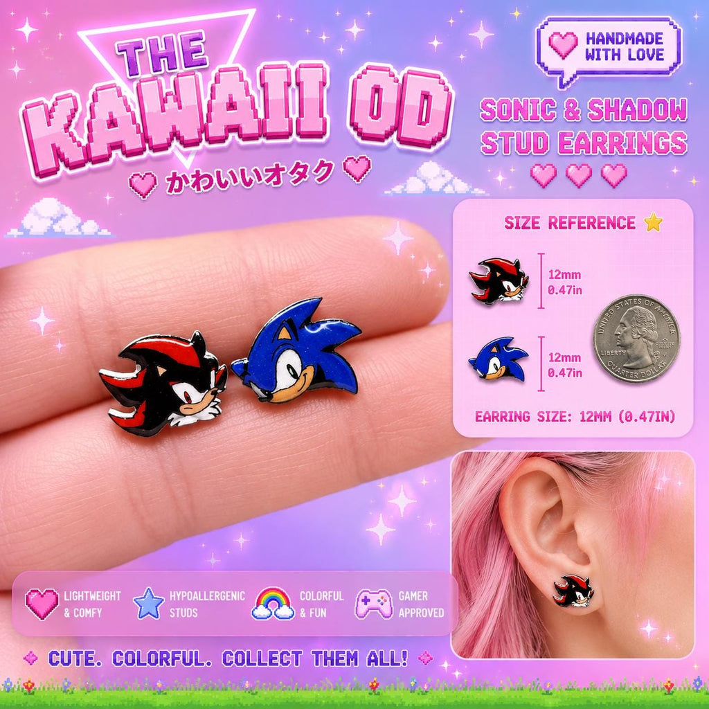 Ultimate Hedgehog Stud Earrings